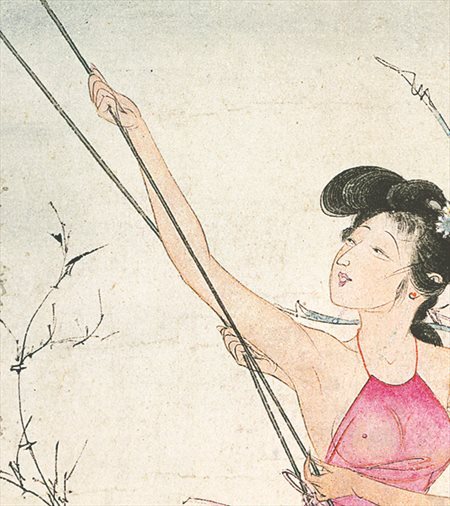 安县-胡也佛的仕女画和最知名的金瓶梅秘戏图